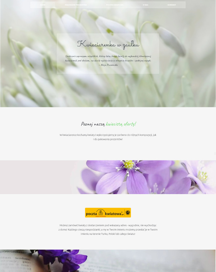 Kwiaciarenka w Zaułku